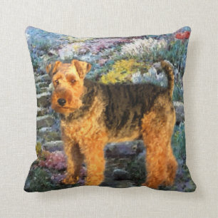 Welsh Terrier Art Cushion