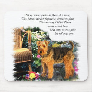 Welsh Terrier Art Gifts Mouse Mat