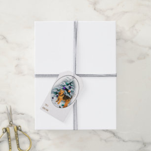 Welsh Terrier Christmas Gift Tags