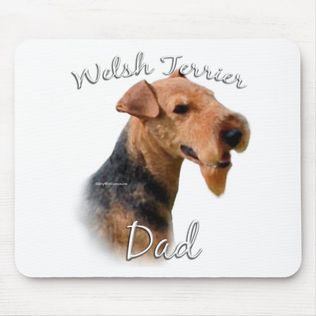 Welsh Terrier Dad 2 Mouse Mat (Front)