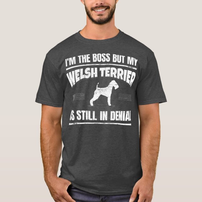 Welsh Terrier Dog Training Funny Dog Lover Shirt (Front)