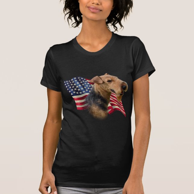 Welsh Terrier Flag T-Shirt (Front)