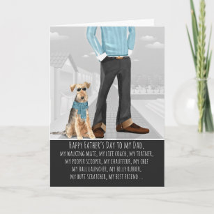 Welsh Terrier from the Dog Father's Day Card