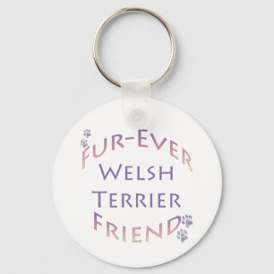 Welsh Terrier Furever Friend Key Ring