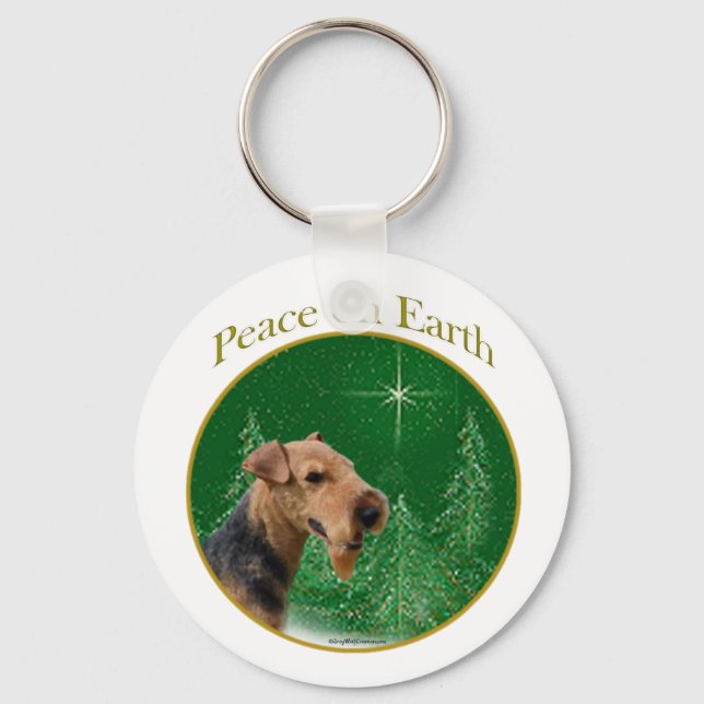 Welsh Terrier Key Ring (Front)