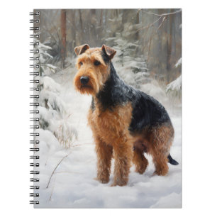 Welsh Terrier Let It Snow Christmas  Notebook