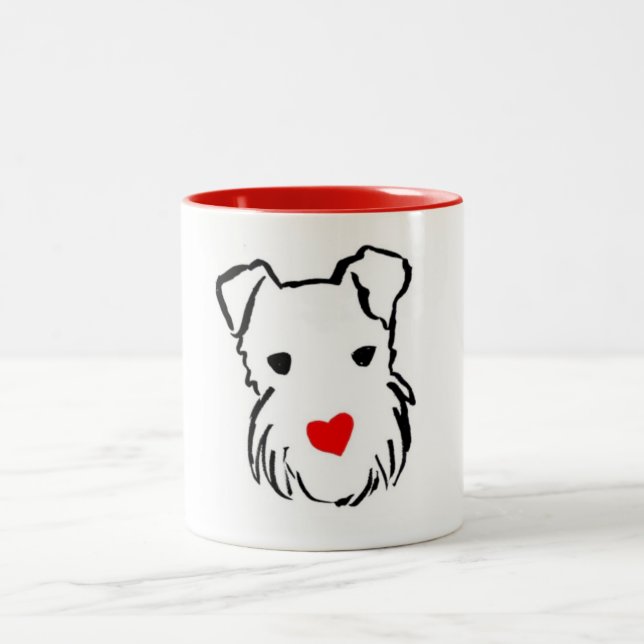 Welsh terrier mug (Center)