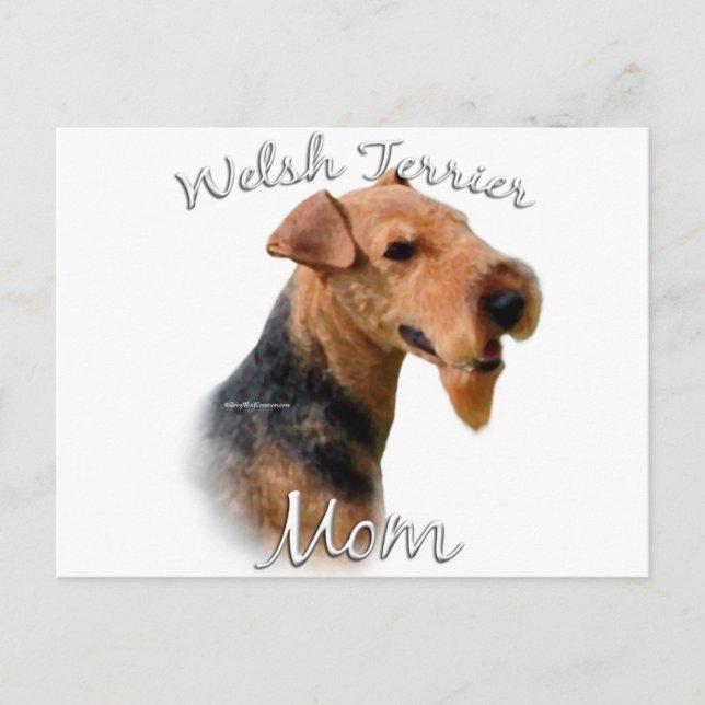 Welsh Terrier Mum 2 Postcard (Front)