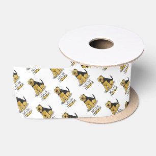 Welsh Terrier Mum - Cute Dog Mum Satin Ribbon
