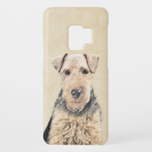 Welsh Terrier Painting - Cute Original Dog Art Case-Mate Samsung Galaxy S9 Case