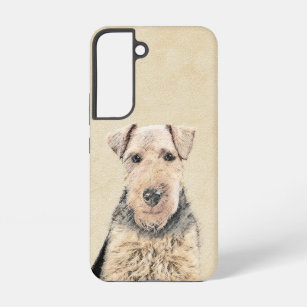 Welsh Terrier Painting - Cute Original Dog Art Samsung Galaxy Case