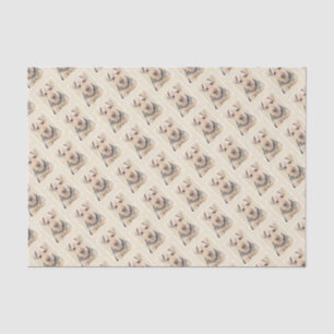 Welsh Terrier Painting - Cute Original Dog Art Tissue Paper