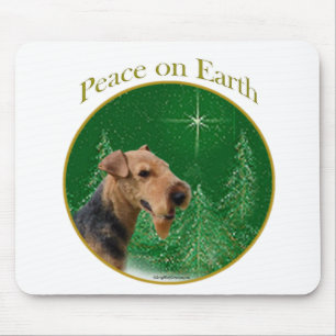 Welsh Terrier Peace Mouse Mat