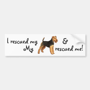 Welsh Terrier Rescue Bumper Sticker