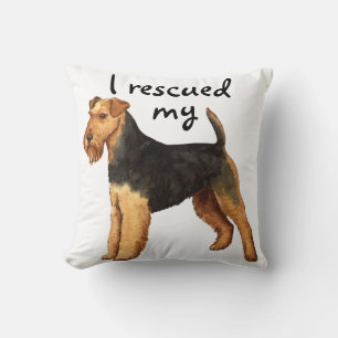 Welsh Terrier Rescue Cushion
