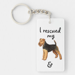 Welsh Terrier Rescue Key Ring