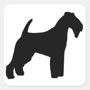 Welsh Terrier silo Square Sticker