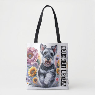 Welsh Terrier Tote Bag