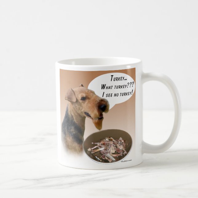 Welsh Terrier Turkey Coffee Mug (Right)