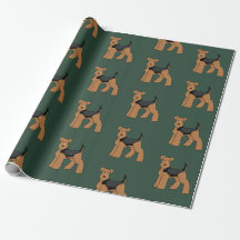 Welsh terrier wrapping paper