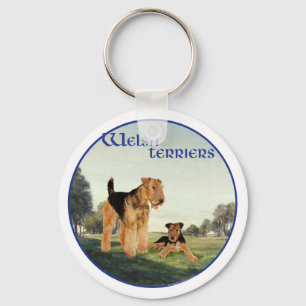 Welsh Terriers Key Ring