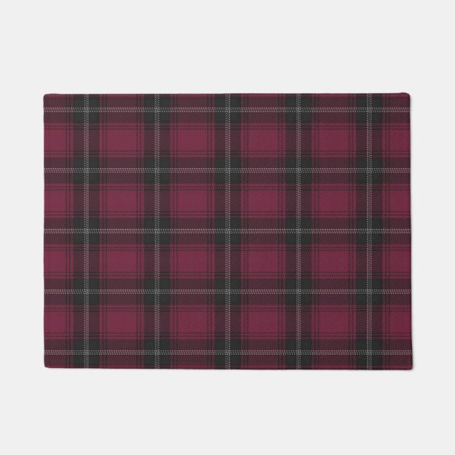 Welsh Vista Llewellyn of Wales Tartan Plaid Doormat (Front)