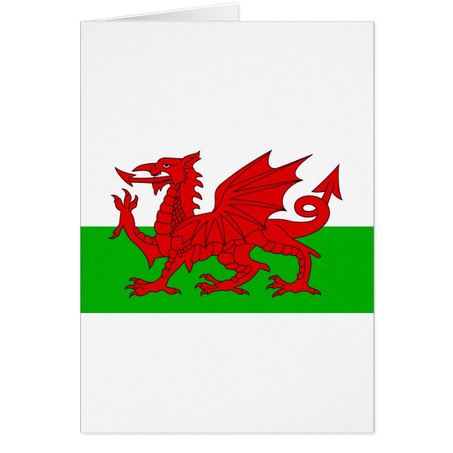 Welsh / Wales Flag - Cymru High Quality Image (Front)
