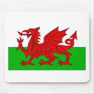 Welsh / Wales Flag - Cymru High Quality Image Mouse Mat