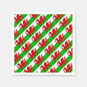 Welsh / Wales Flag - Cymru High Quality Image Napkin