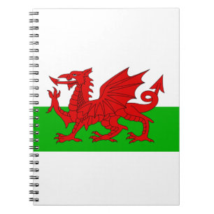 Welsh / Wales Flag - Cymru High Quality Image Notebook