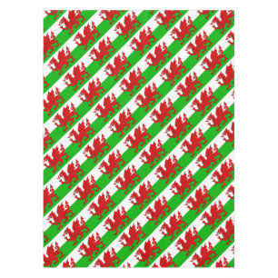 Welsh / Wales Flag - Cymru High Quality Image Tablecloth