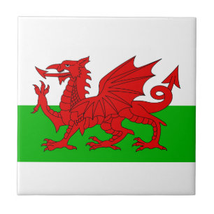 Welsh / Wales Flag - Cymru High Quality Image Tile