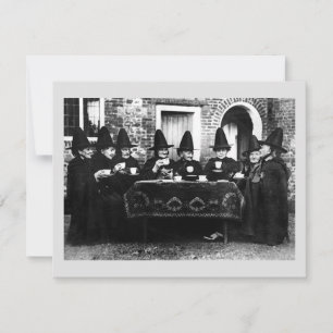 Welsh Witches Having Tea Crone Teatime   Invitation