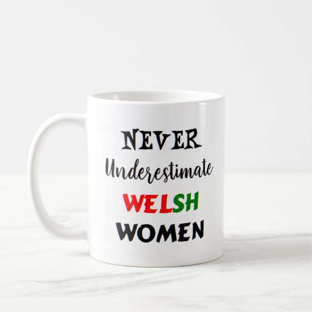 welsh women coffee mug (Left)