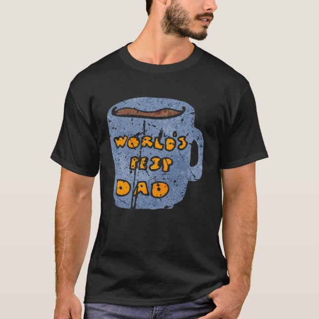 Weltbeste Papa Father's Day  Pocket Mug T-Shirt (Front)