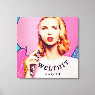 WELTHIT, blond ladies - Pop Art Series Canvas Print