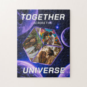 Weltraum Bilder-Würfel zwischen Planten in 3D Jigsaw Puzzle