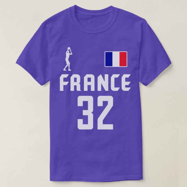 Wembanyama France Jersey FrontBack T-Shirt (Design Front)