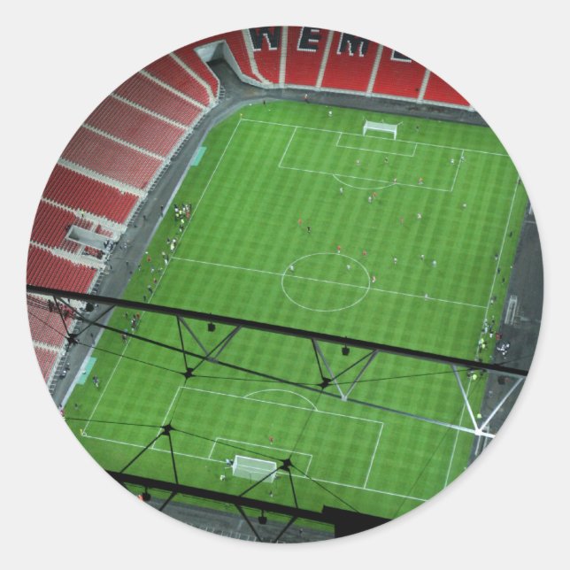 Wembley Stadium Classic Round Sticker (Front)