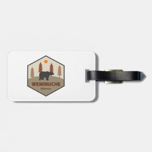 Weminuche Wilderness Colorado Bear Luggage Tag