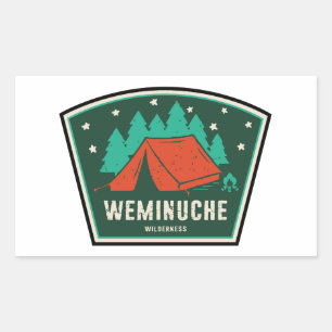 Weminuche Wilderness Colorado Camping Rectangular Sticker
