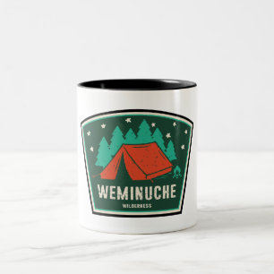 Weminuche Wilderness Colorado Camping Two-Tone Coffee Mug