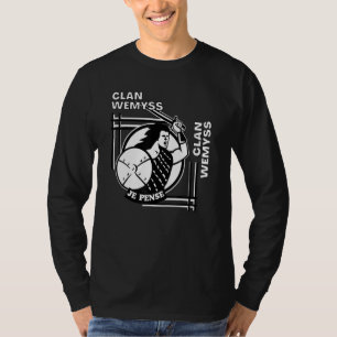 Wemyss Clan Gaelic Motto Swordsman T-Shirt