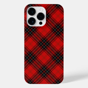 Wemyss tartan red black plaid iPhone 14 pro max case