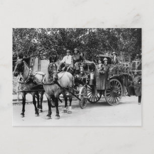 Wenatchee Fire Dept, 1911 Postcard