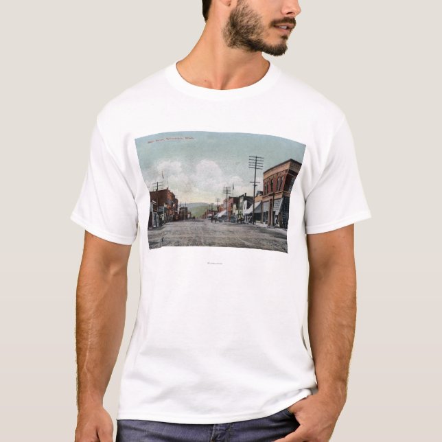 Wenatchee, WashingtonView of Main Street T-Shirt (Front)