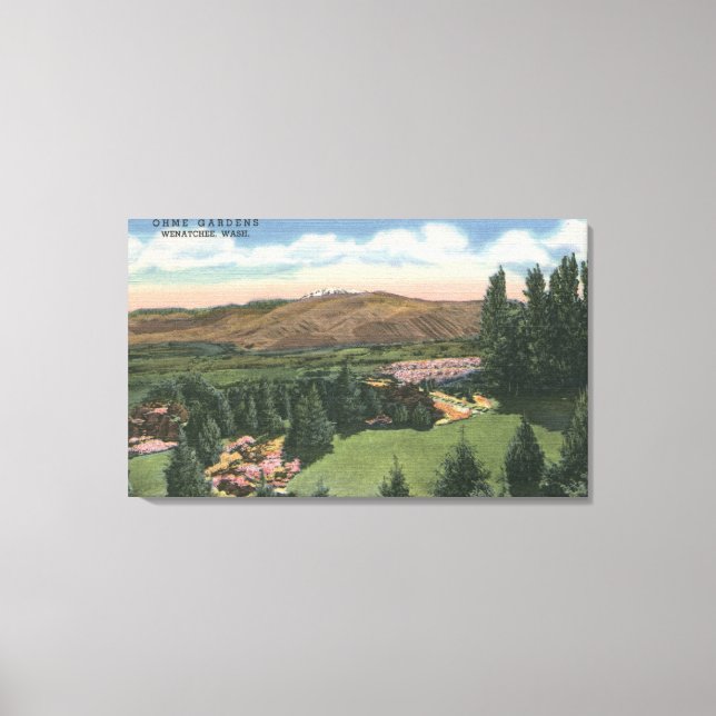 Wenatchee, WashingtonView of Ohme Gardens # 2 Canvas Print (Front)