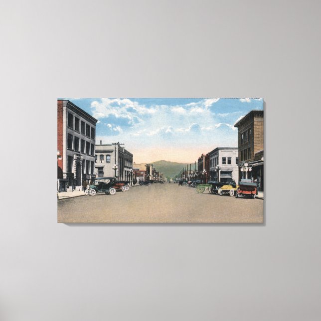 Wenatchee, WashingtonWenatchee Avenue Scene # Canvas Print (Front)