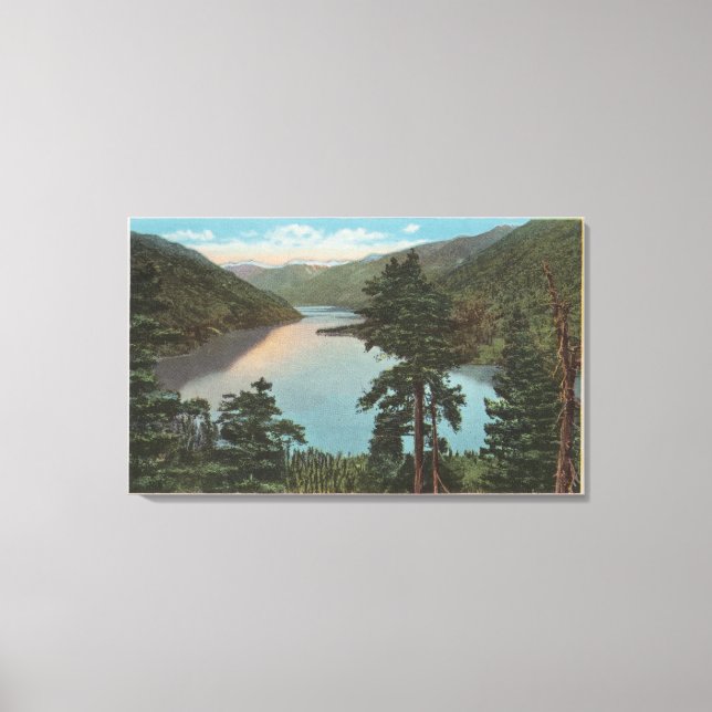Wenatchee, WAView of Lake Chelan Canvas Print (Front)
