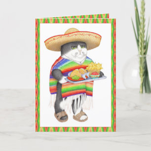 WENDELITO CAT Spanish Birthday Card